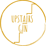 Logo Upstairs Gin gold